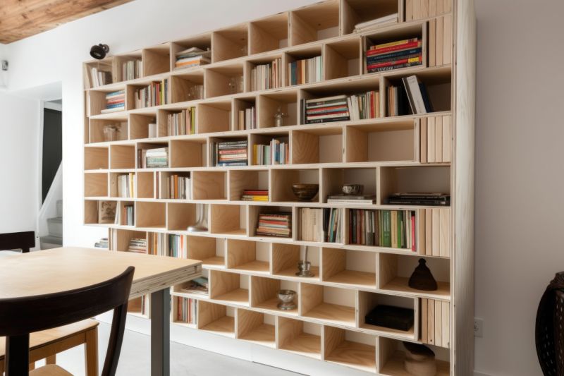Built In Bookcase Installation in Raleigh, NC